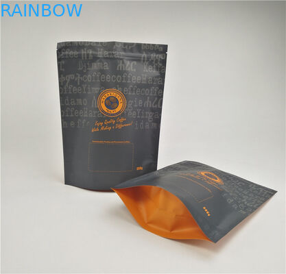 MOPP VMPET 250g 500g เมล็ดกาแฟ Ziplock Pouch พร้อมวาล์ว