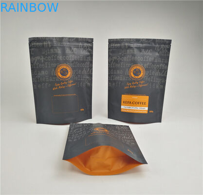 MOPP VMPET 250g 500g เมล็ดกาแฟ Ziplock Pouch พร้อมวาล์ว