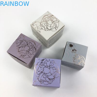 บรรจุภัณฑ์กล่องกระดาษน้ำหนักเบาเคลือบด้านกล่องพับได้สำหรับบรรจุภัณฑ์น้ำมันหอมระเหย