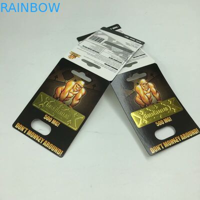 กล่องกระดาษการ์ด Magnum แบบกำหนดเองสำหรับบรรจุภัณฑ์ยาแคปซูล