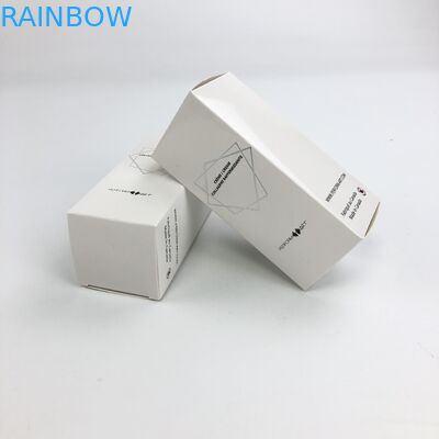 ขายส่งฟิล์มแมตต์ปั๊มร้อนแบบกำหนดเองพร้อมกระดาษแข็งสีขาว 350 กรัมสำหรับเครื่องสำอางค์ตัวอย่างอาหารบรรจุภัณฑ์กล่องกระดาษขนตา