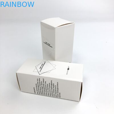 ขายส่งฟิล์มแมตต์ปั๊มร้อนแบบกำหนดเองพร้อมกระดาษแข็งสีขาว 350 กรัมสำหรับเครื่องสำอางค์ตัวอย่างอาหารบรรจุภัณฑ์กล่องกระดาษขนตา