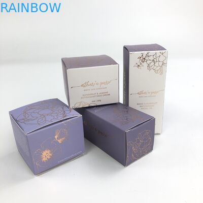 ฟิล์มเคลือบเงา UV แบบกำหนดเองพร้อมกระดาษแข็งสีขาวความหนา 400 กรัมสำหรับบรรจุภัณฑ์กล่องกระดาษน้ำมัน Argan