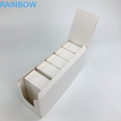 ฟิล์มเคลือบเงาแบบกำหนดเองไม่มีพิมพ์ด้วยกระดาษแข็งสีขาวความหนา 350g 400g สำหรับบรรจุภัณฑ์กล่องกระดาษเครื่องสำอาง Spary Bottles