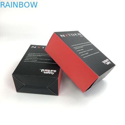 ฟิล์ม UV แบบกำหนดเองด้วยกระดาษแข็งสีขาวความหนา 400g สำหรับของเล่นบรรจุภัณฑ์กล่องกระดาษขวดสเปรย์