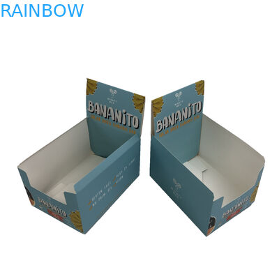 ฟิล์ม UV แบบกำหนดเองด้วยกระดาษแข็งสีขาวความหนา 350 กรัมสำหรับขวดสเปรย์ขนมที่แสดงบรรจุภัณฑ์กล่องกระดาษ