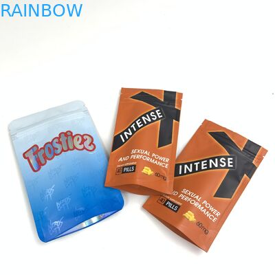 ซองใส่อาหารเสริมแบบปรับได้เองพร้อมซิปสำหรับบรรจุภัณฑ์ซองอลูมิเนียมสำหรับเด็ก