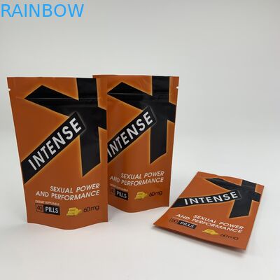 ซองใส่อาหารเสริมแบบปรับได้เองพร้อมซิปสำหรับบรรจุภัณฑ์ซองอลูมิเนียมสำหรับเด็ก