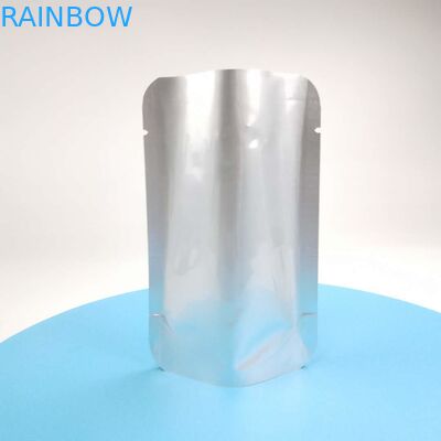 ที่กำหนดเองผนึกความร้อนซีลวัสดุ AL ไม่มีซิป Doypack ซีลถุงอลูมิเนียมฟอยล์ยืนขึ้นกระเป๋าถุงของเหลวแอลกอฮอล์