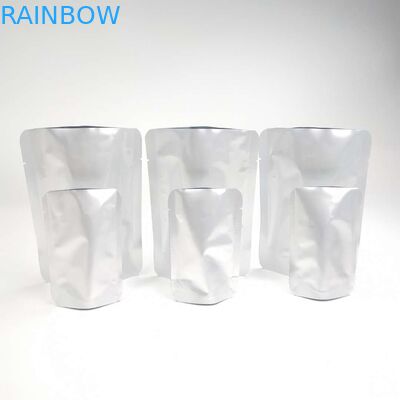 ที่กำหนดเองผนึกความร้อนซีลวัสดุ AL ไม่มีซิป Doypack ซีลถุงอลูมิเนียมฟอยล์ยืนขึ้นกระเป๋าถุงของเหลวแอลกอฮอล์