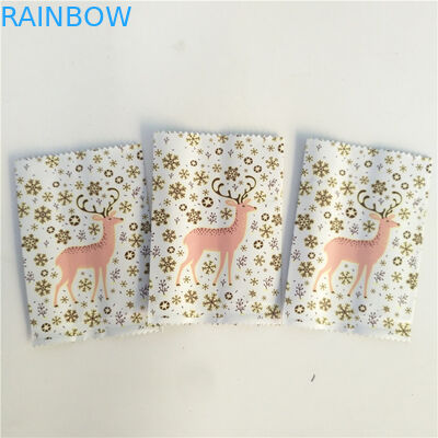 MOPP CMYK 150 ไมครอนสแน็คบาร์ถุงบรรจุภัณฑ์ที่มีขอบหยัก