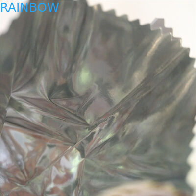 MOPP CMYK 150 ไมครอนสแน็คบาร์ถุงบรรจุภัณฑ์ที่มีขอบหยัก