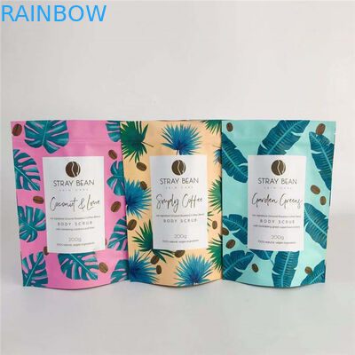 ยอมรับเองยืนขึ้นถุงบรรจุภัณฑ์เก็บขนมถุงพลาสติก Mylar