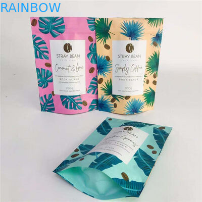 ยอมรับเองยืนขึ้นถุงบรรจุภัณฑ์เก็บขนมถุงพลาสติก Mylar