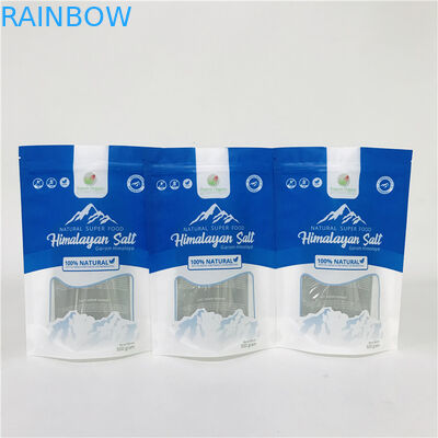 ถุงพลาสติกพิมพ์ดิจิตอลพร้อมหน้าต่างใสยืนขึ้นถุงบรรจุภัณฑ์