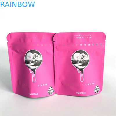 ถุงบรรจุภัณฑ์เหนียวที่ได้รับการยอมรับแบบกำหนดเอง Soft Touch Stand up Bags