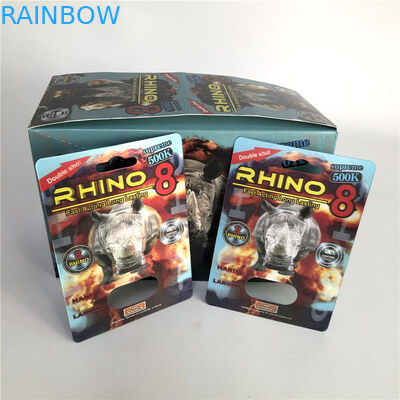 12mm Cap 3D Extreme Rhino 8500K Blister Insert Card SGS