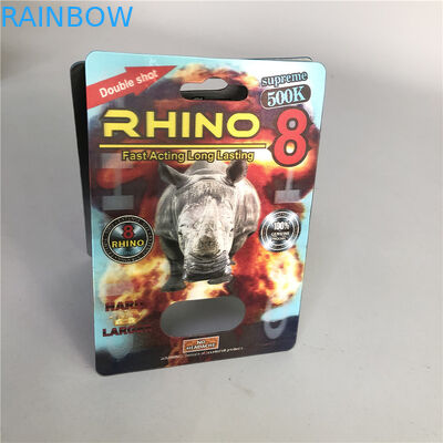 12mm Cap 3D Extreme Rhino 8500K Blister Insert Card SGS