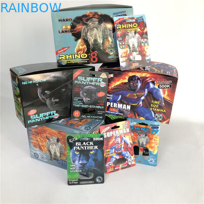 12mm Cap Male Enhancement 3d Lenticular Card 500K Pill