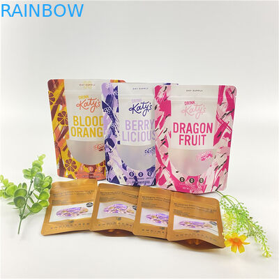 รีไซเคิลพลาสติกบอดี้กาแฟขัดบรรจุภัณฑ์ถุงฟอยล์ Mylar พิมพ์ Doypack อลูมิเนียมยืนขึ้นถุงซิปกระเป๋า