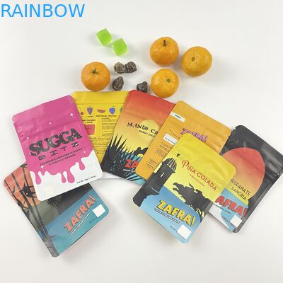 รีไซเคิลพลาสติกบอดี้กาแฟขัดบรรจุภัณฑ์ถุงฟอยล์ Mylar พิมพ์ Doypack อลูมิเนียมยืนขึ้นถุงซิปกระเป๋า