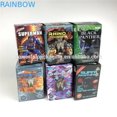 FDA 200mic Rhino 7 50000 3D Blister Card ป้องกันความชื้น