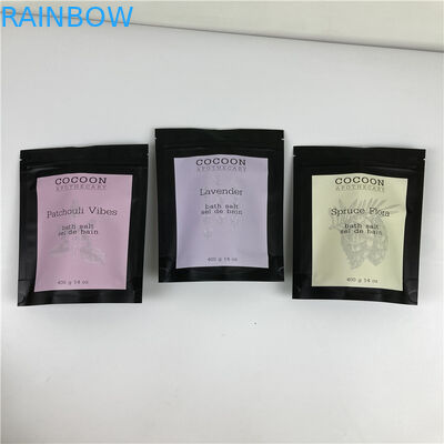 ถุงฟอยล์เกลืออาบน้ำขนาด 32 ออนซ์บรรจุภัณฑ์ผนึกถุงตั้งได้ / กระเป๋าขัดผิวกาแฟ 250 กรัม