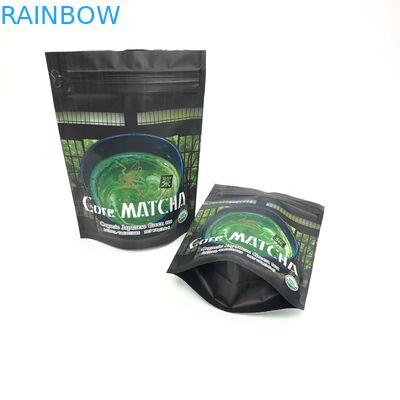 MOPP Resealable Stand Up Pouch 120 ไมครอนสำหรับชาเขียว