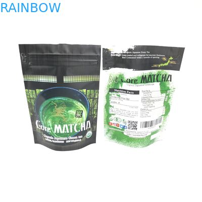 MOPP Resealable Stand Up Pouch 120 ไมครอนสำหรับชาเขียว