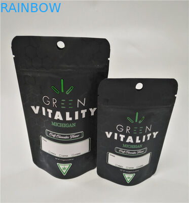 เกรดอาหารที่กำหนดเองพิมพ์ฟอยล์ลามิเนตปิดผนึก mylar ziplock doypack CBD ลูกอมยืนขึ้นถุง