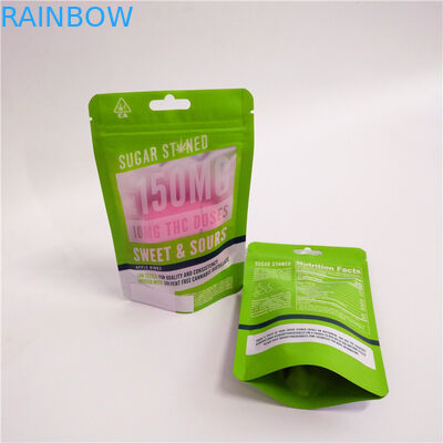 MOPP 3.5g 7g Smell Proof Mylar Bag Gravure Printing