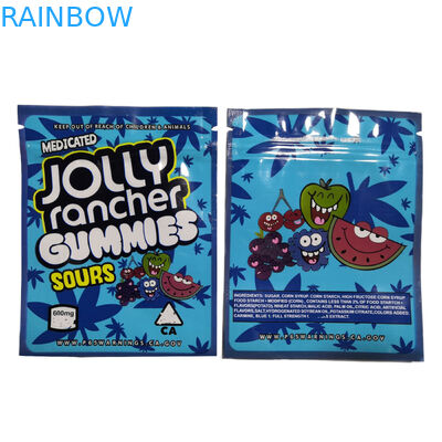 Gummies CBD 200mic Candy Mylar Bag THC Cannabis