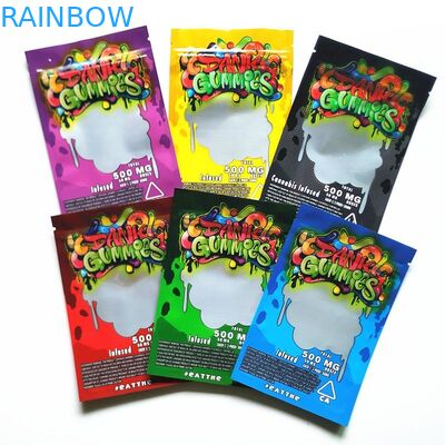 CMYK 4.3 Mils ถุงกระดาษกันเด็กหนาซอง Cbd