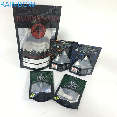 ผง CMYK 120 ไมครอนถุงอลูมิเนียมฟอยล์แบบใช้ซ้ำได้ Cbd Gummy