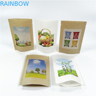 กระดาษคราฟท์ MOPP VMPET Stand Up Ziplock Bags 18x26cm