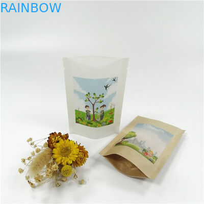 กระดาษคราฟท์ MOPP VMPET Stand Up Ziplock Bags 18x26cm