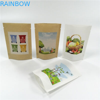 กระดาษคราฟท์ MOPP VMPET Stand Up Ziplock Bags 18x26cm