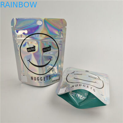 Hemp Leaves Dried CBD Flower Mylar Smell Proof Bags MOPP VMPET