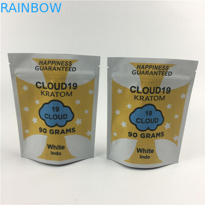 Soft Touch Weed Mylar พิมพ์แบบกำหนดเองยืนขึ้นกระเป๋า Matte Child Resistant