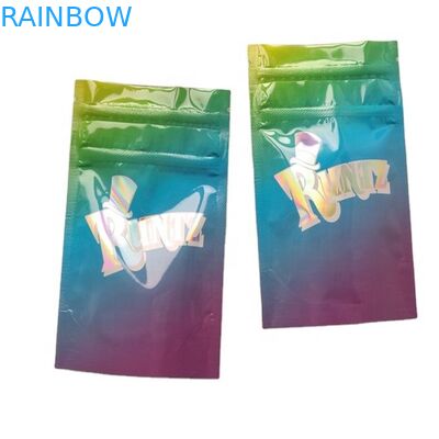 Gummies พิมพ์ดิจิตอลขนาดเล็ก 14g ยืนขึ้นกระเป๋าพลาสติกเกรดอาหาร