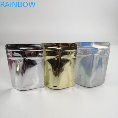 Mylar Stand Up ถุงพลาสติกน้ำตาลบรรจุอาหารเกรดเด็กทน