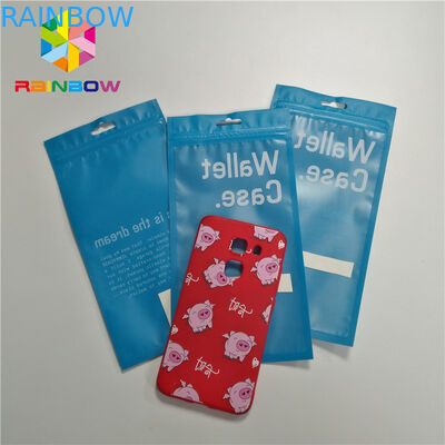 Ziplock Clear Matte 3 Side Seal Flat Pouch สำหรับเคสโทรศัพท์ / สายเคเบิ้ล