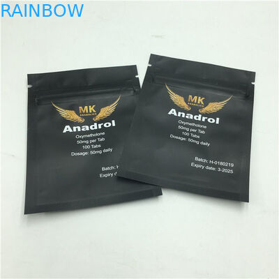 ซิปด้านนอกขนมถุงพลาสติกบรรจุภัณฑ์พิมพ์ปิดผนึกสามด้าน