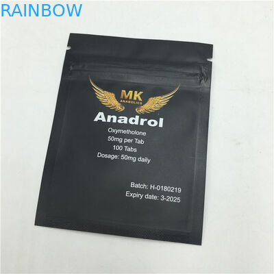 ซิปด้านนอกขนมถุงพลาสติกบรรจุภัณฑ์พิมพ์ปิดผนึกสามด้าน