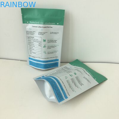 อลูมิเนียมฟอยล์ยืนขึ้นซิปขนมถุงบรรจุภัณฑ์พิมพ์ดิจิตอล