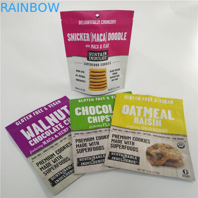 พลาสติกยืนขึ้นถุงบรรจุภัณฑ์ Ziplock พิมพ์เกรดอาหาร 1 แกลลอน