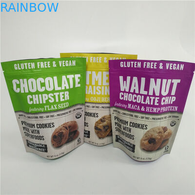 พลาสติกยืนขึ้นถุงบรรจุภัณฑ์ Ziplock พิมพ์เกรดอาหาร 1 แกลลอน