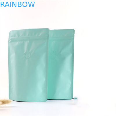 การพิมพ์กราเวียร์เคลือบด้านอลูมิเนียมฟอยล์ถุงกาแฟซิปพร้อมวาล์ว