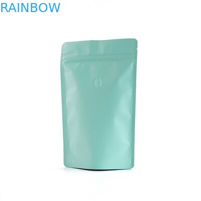 การพิมพ์กราเวียร์เคลือบด้านอลูมิเนียมฟอยล์ถุงกาแฟซิปพร้อมวาล์ว