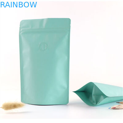 การพิมพ์กราเวียร์เคลือบด้านอลูมิเนียมฟอยล์ถุงกาแฟซิปพร้อมวาล์ว